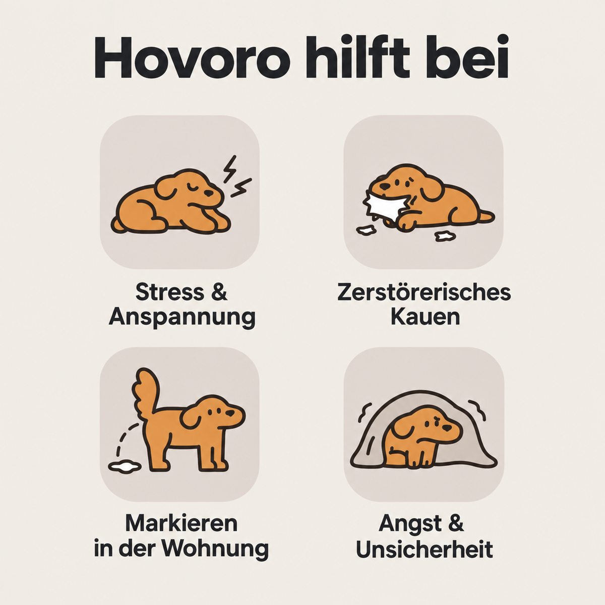 Beruhigungs-Diffusor-Set für Hunde